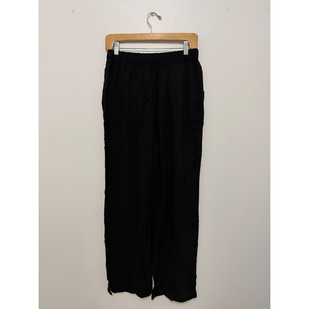 White Fox Live It Up Linen Pants – Black – Size Small - Picture 5 of 6
